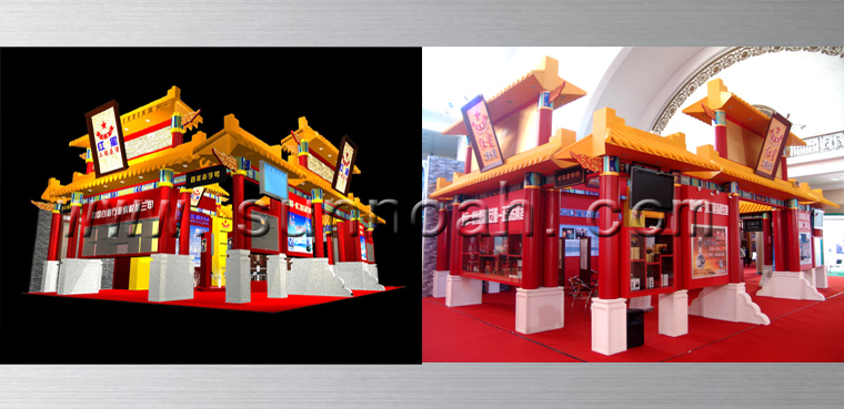 北京展台设计搭建公司-红星二锅头展台设计搭建